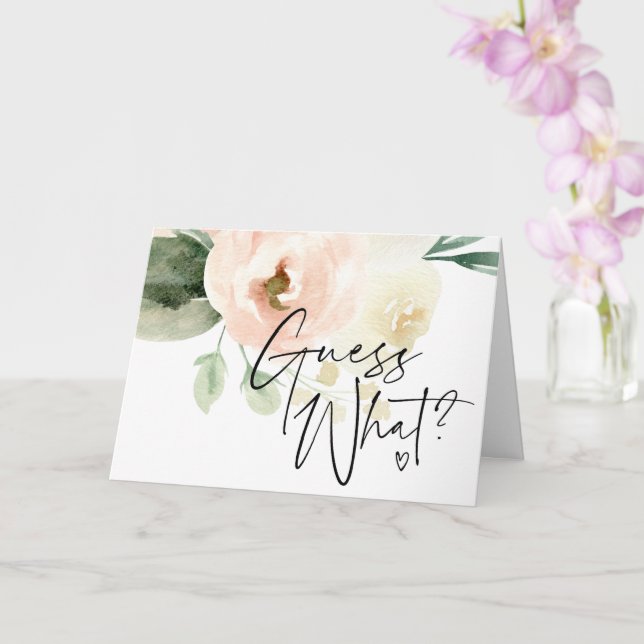 Imaginez ce que révèle la Faire-part de grossesse (Orchidée)