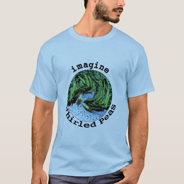 Imaginez le T-shirt tourbillonné de pois (Devant)