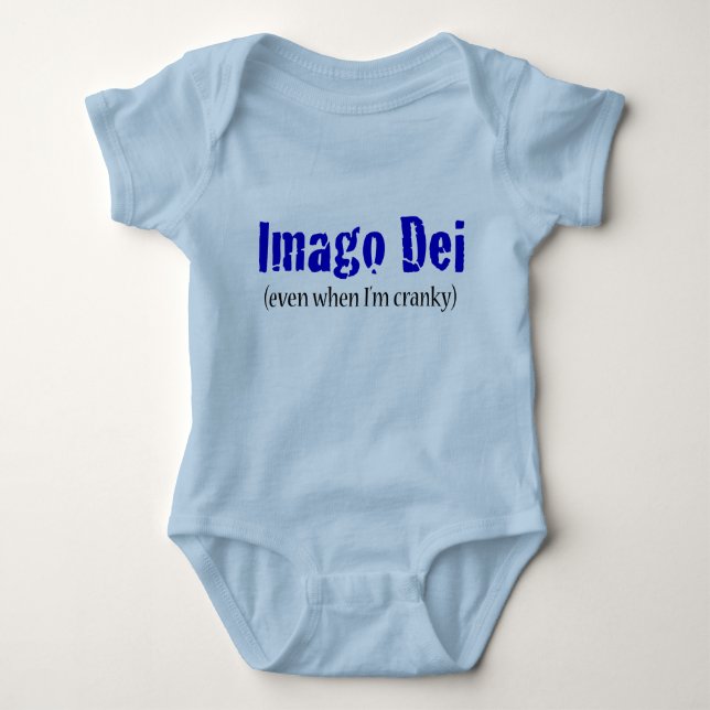 Imago Dei (selbst wenn ich verschrob bin) Baby Strampler (Vorderseite)