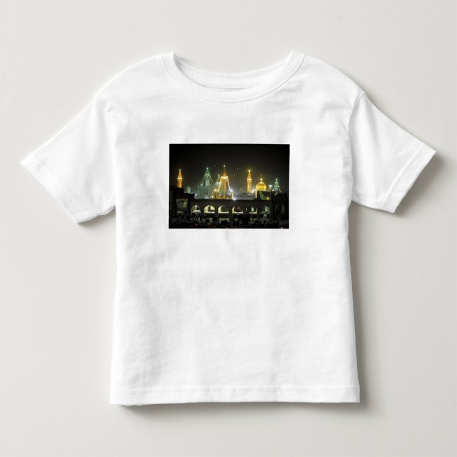 Imam Reza Shrine Complex in der Nacht, Mashhad, Kleinkind T-shirt (Vorderseite)