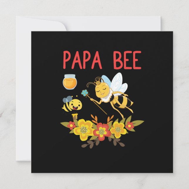 Imbiss Art Papa Feiertagskarte (Vorderseite)