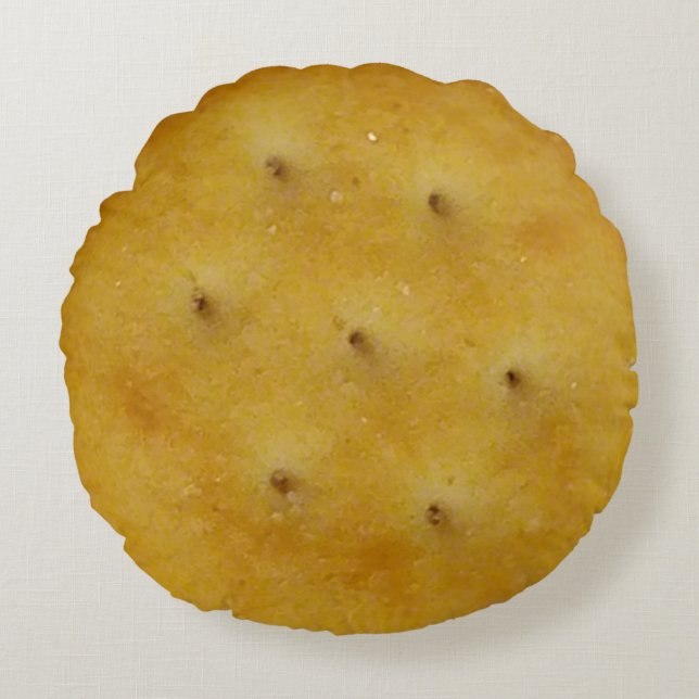 Imbiss-Cracker Rundes Kissen (Vorderseite)