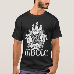 Imbolc Wiccan Pagan Holiday Pagan St Brigid's Cros T-Shirt