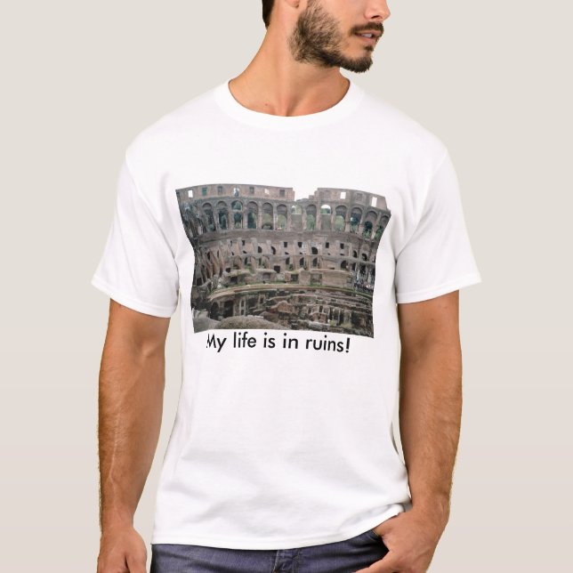 IMG2, mein Leben ist in den Ruinen! T-Shirt (Vorderseite)