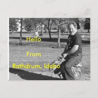 IMG_0034-4, Rathdrum, Idaho, HelloFrom Postkarte