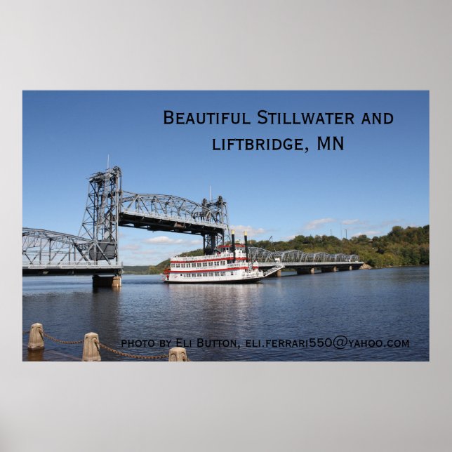 IMG_2574, Schönes Stillwater und liftbridge, ... Poster (Vorne)