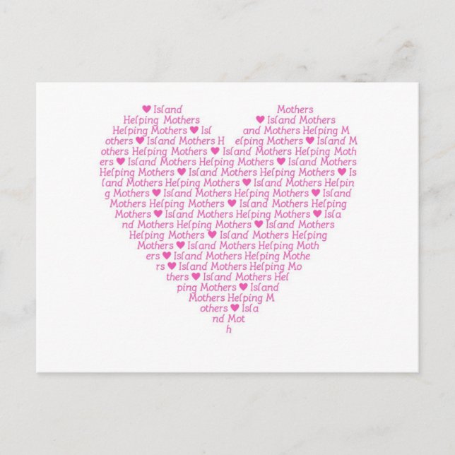 IMHM Herzpostkarte Postkarte (Vorderseite)