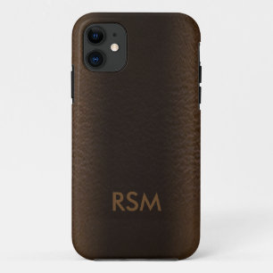 Imitat 5/5s Lederblick Monogramm iPhone 11 Hülle