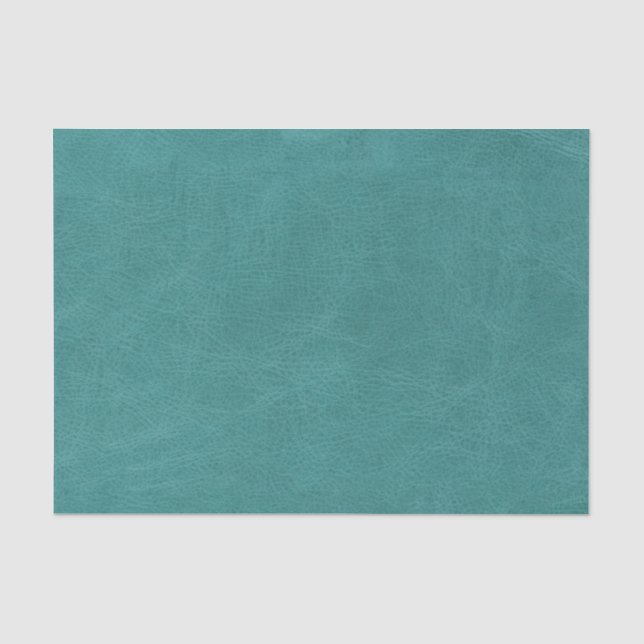 Imitat Aquamarine Ledertextur Seidenpapier (Vorderseite)