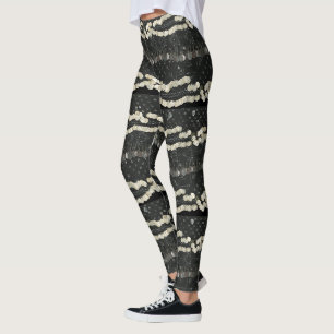 Imitat Assuit und Münzen-Bauchtanz Leggings