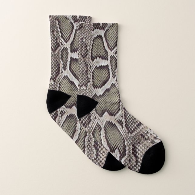Imitat-Boa- constrictorschlangen-Haut Socken (Paar)