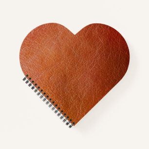 Imitat Braunleder Notizbuch