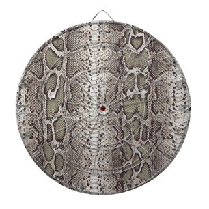Imitat/Fake-Snakeskin, Grüntöne und Grauen Dartscheibe