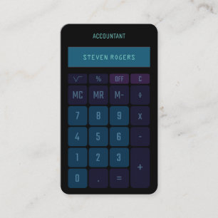 Imitat für Rechner Visitenkarte