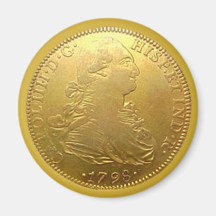 Imitat-geht spanische Golddublone Magneten voran Magnet