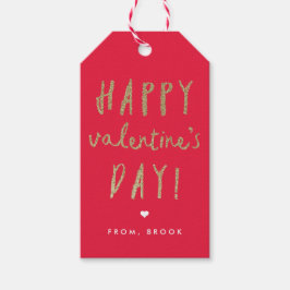 Imitat-Glitter Valentinstag-Geschenkumbauten Geschenkanhänger