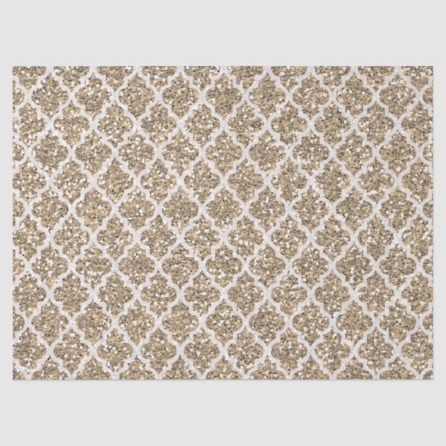 Imitat Glitzer Quatrefolienpapier Seidenpapier (Vorderseite)