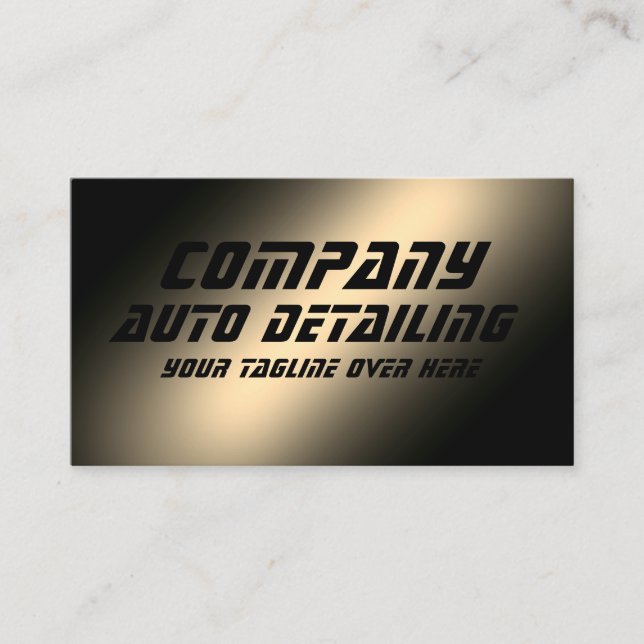 Imitat Gold Metallische Visitenkarte (Vorderseite)