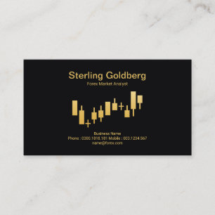 Imitat-Goldbestand-Austausch-Diagrammforex-Händle Visitenkarte