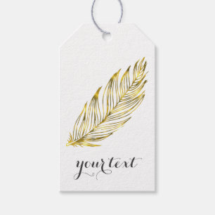 Imitat-Goldfeder-Geschenk-Umbauten Geschenkanhänger