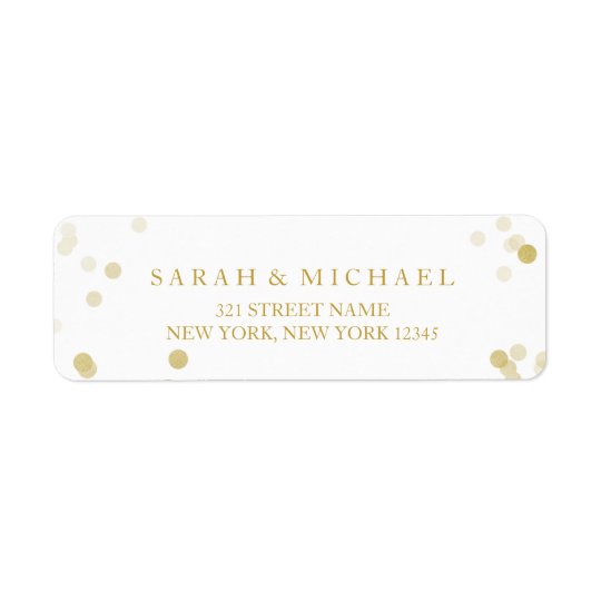 Imitat-GoldfolieConfetti personalisiert