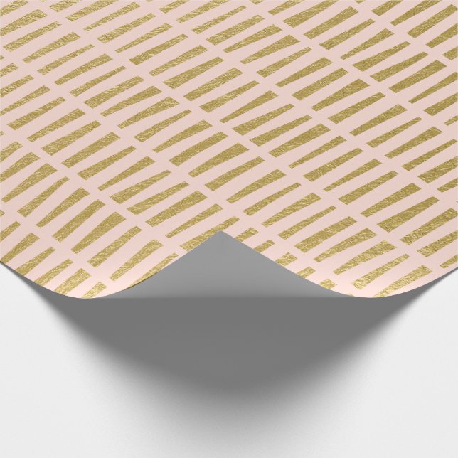 Imitat-Goldfolien-geometrisches Geschenkpapier (Ecke)