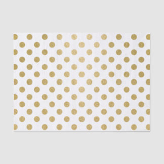 Imitat-Goldfolien-Polka-Punkt-Muster Seidenpapier