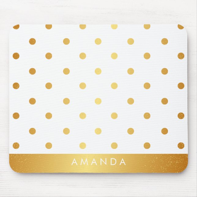 Imitat GOLDpolka-, diepunkte PERSONIFIZIEREN, Mousepad (Vorne)
