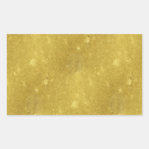 Imitat-Hintergrundbild für die Goldfolie Rechteckiger Aufkleber