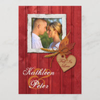 IMITAT Holz, Blätter, Herz, Weizen FOTO Hochzeit