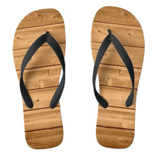 Imitat-hölzerner Planken-Entwurf Flip Flops