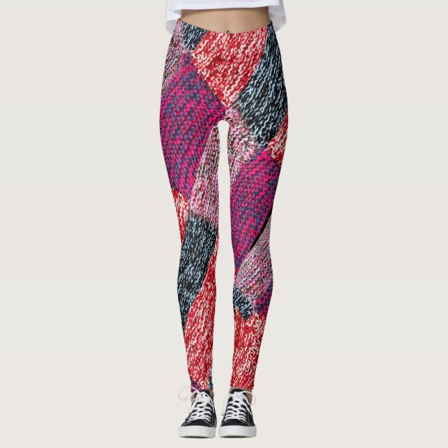 Imitat Knittern Leggings (Vorderseite)