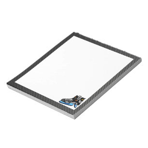 Imitat-Kohlenstoff-Faser-Hockey-Skate Notizblock