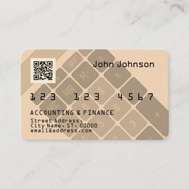 Imitat Kreditkarte oder Debitkarte Suchrechner sep Visitenkarte (Vorderseite)