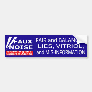Imitat lärmt ALLE Lügen, Vitriol u. Autoaufkleber