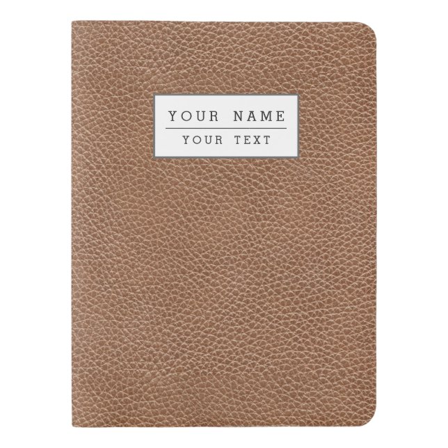 Imitat ledernes natürliches Brown Extra Großes Moleskine Notizbuch (Vorderseite)