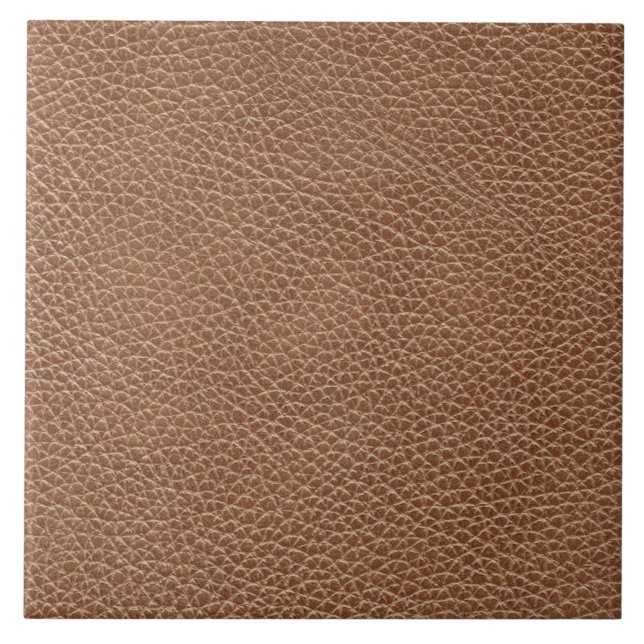Imitat ledernes natürliches Brown Fliese (Vorderseite)