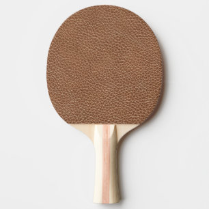 Imitat ledernes natürliches Brown Tischtennis Schläger
