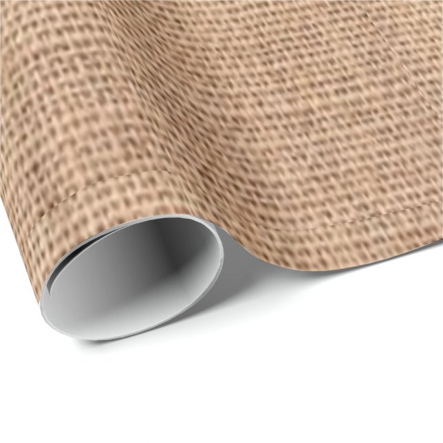 Imitat-Leinwand-Verpackungs-Papier Geschenkpapier (Rolleneckpunkt)