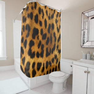 Imitat-Leopard-Haut-Duschvorhang Duschvorhang