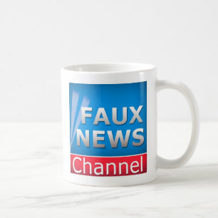 Imitat-Nachrichten-Kanal Kaffeetasse