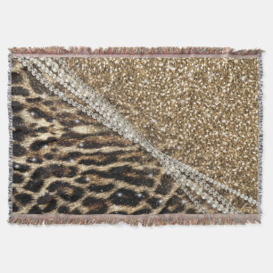 Imitat-Pelzdruck des schönen Leoparden des Chic Decke