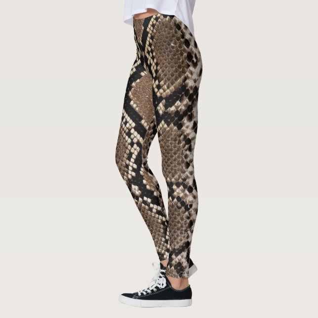 Imitat-Pythonschlange Snakeskin Leggings (Links)