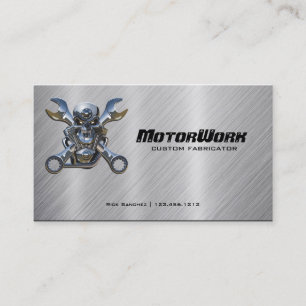 Imitat-rostfreier Stahl-Motorrad-Geschäfts-Karte Visitenkarte