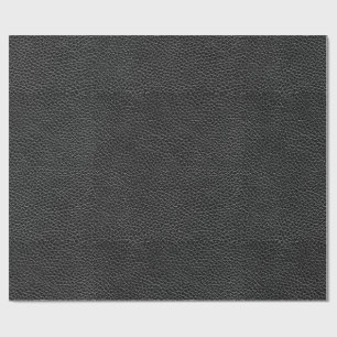 Imitat-schwarzes Leder Geschenkpapier