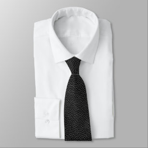 Imitat-schwarzes Leder Krawatte