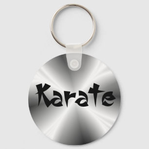 Imitat-silberner Karate-Schlüsselanhänger Schlüsselanhänger