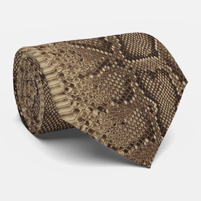 Imitat Snakeskin an Krawatte (Gerollt)