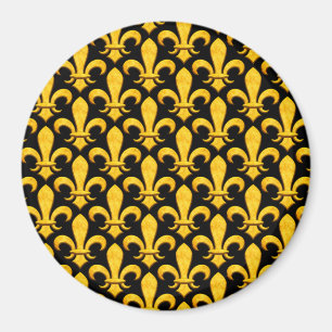 Imitat-SteingoldLilie Magnet