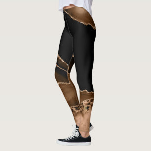 Imitat Wüstenbraun Marmor Agate Zeitgenössischer S Leggings
